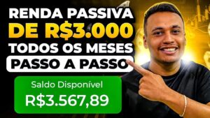 Como receber renda mensal de R$ 3 mil de rendimento todos os meses?