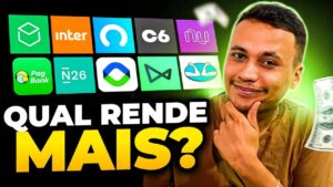QUAL RENDE MAIS? MELHORES CONTAS DIGITAIS PARA DEIXAR O DINHEIRO RENDENDO!