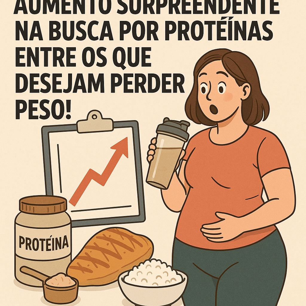 Aumento na Busca por Proteinas