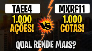 TAESA ou MXRF11: QUAL paga mais DIVIDENDOS? (O RESULTADO ME SURPREENDEU!)