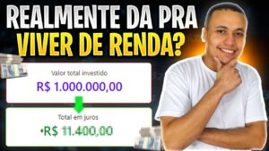 Quanto rende um milhão de reais investidos? (Fii's ou Renda fixa, qual rende mais?)