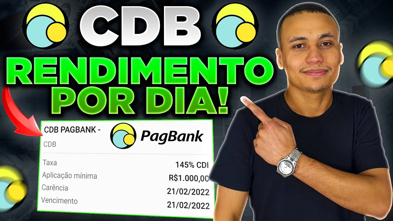 QUANTO RENDE 500 REAIS aplicados no CDB PagBank durante 1 mês? 1