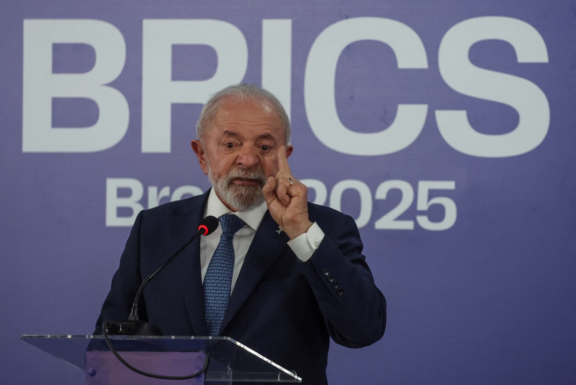 Lula: Brics em Busca Urgente de Alternativas ao Dólar! 1 2025 07 07T172405Z 1804256799 RC2THFAC0TZD RTRMADP 3 BRICS SUMMIT