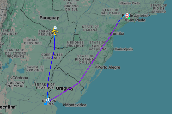 Lufthansa obrigada a desviar voo para SP: pouso na Argentina falha! 1 Captura de tela 2025 07 08 194844