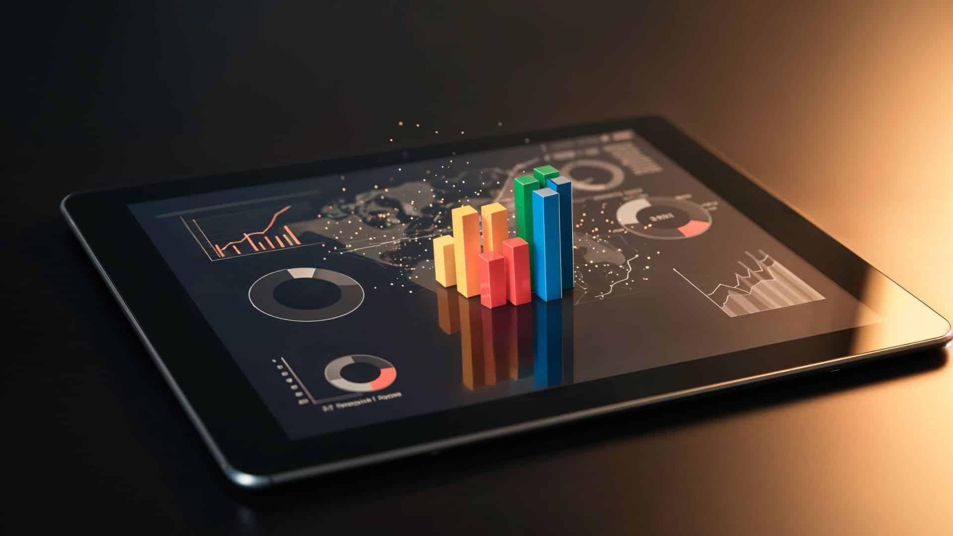 Graficos sobre tablet