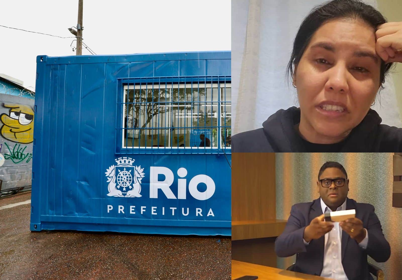 Prefeitura do Rio Mirelis Zerpa e Glaidson Acacio o farao