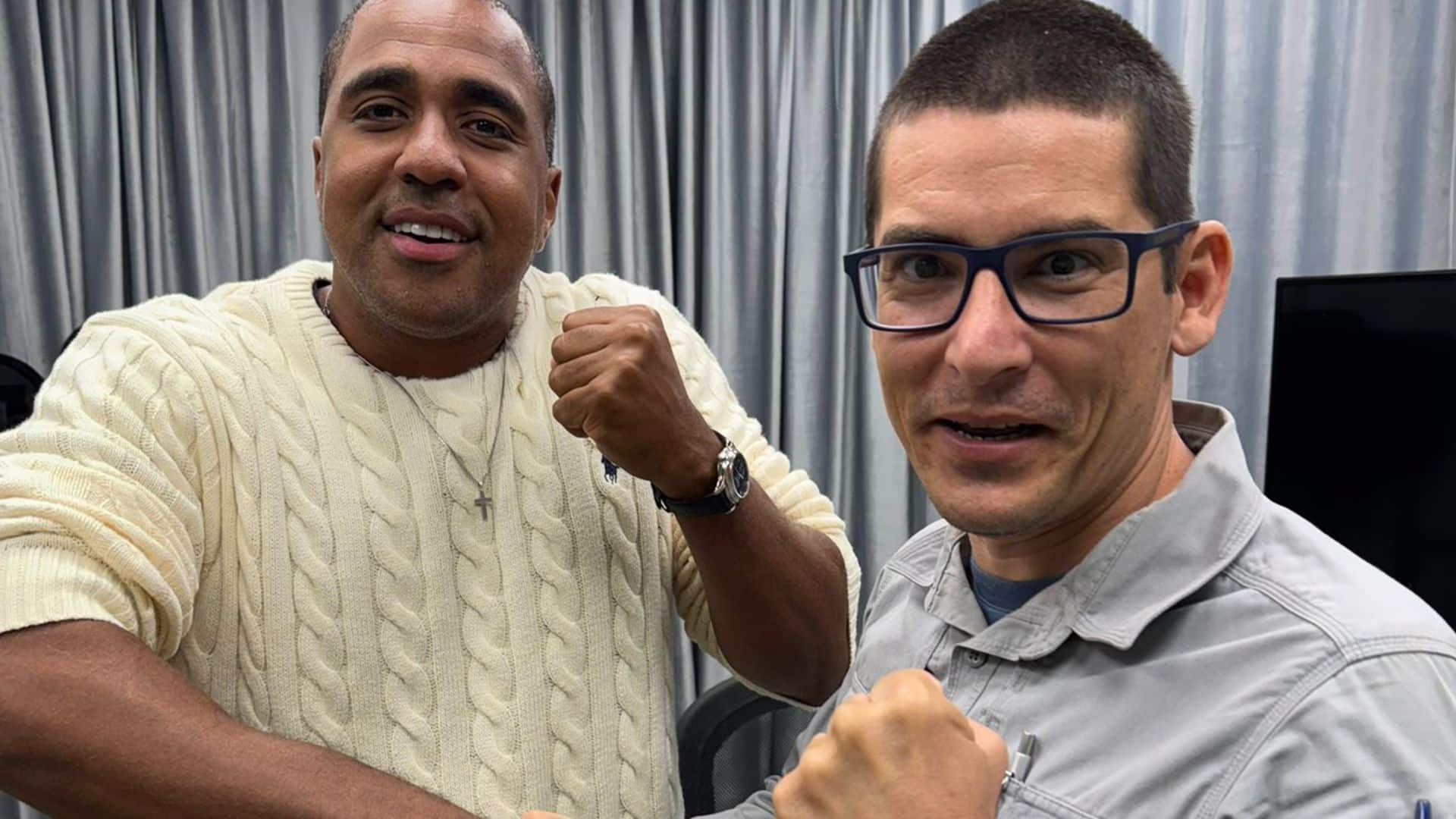 Raiam Santos em encontro com Renato Trezoitao