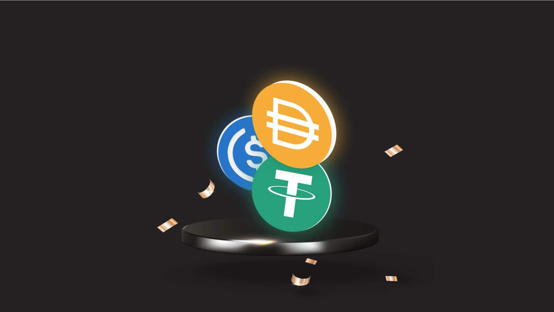 Stablecoins USDC DAI e USDT