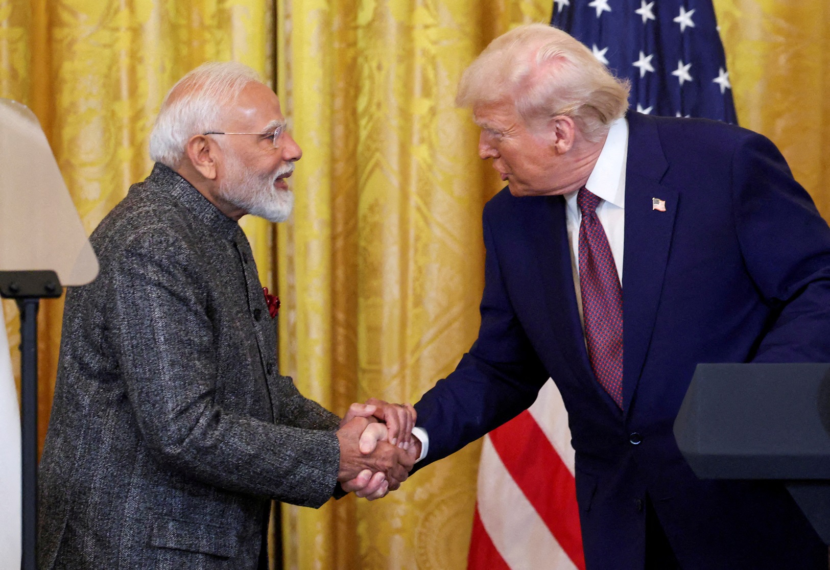 Trump eleva tarifas indianos a 50% e provoca crise na relação com Modi! 1 2025 06 26T091824Z 1989140350 RC2YTCA9KLA5 RTRMADP 3 USA TRUMP TARIFFS INDIA
