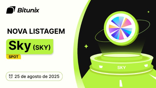 Bitunix Surpreende e Lança $SKY Coin Após Impactante Rebranding da MakerDAO! 1 Nova Listagem SKy