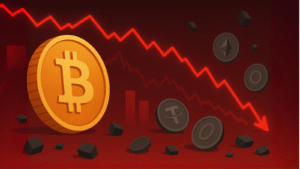 Colapso do Bitcoin e Altcoins Estoura Mais de US$ 1 Bilhão em Liquidações!
