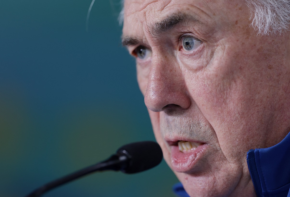 Ancelotti acelera avaliações e promete surpresas explosivas na seleção um ano antes da Copa! 27 2025 09 03T125136Z 189908218 UP1EL930ZPZQS RTRMADP 3 SOCCER WORLDCUP BRA CHL PREVIEW