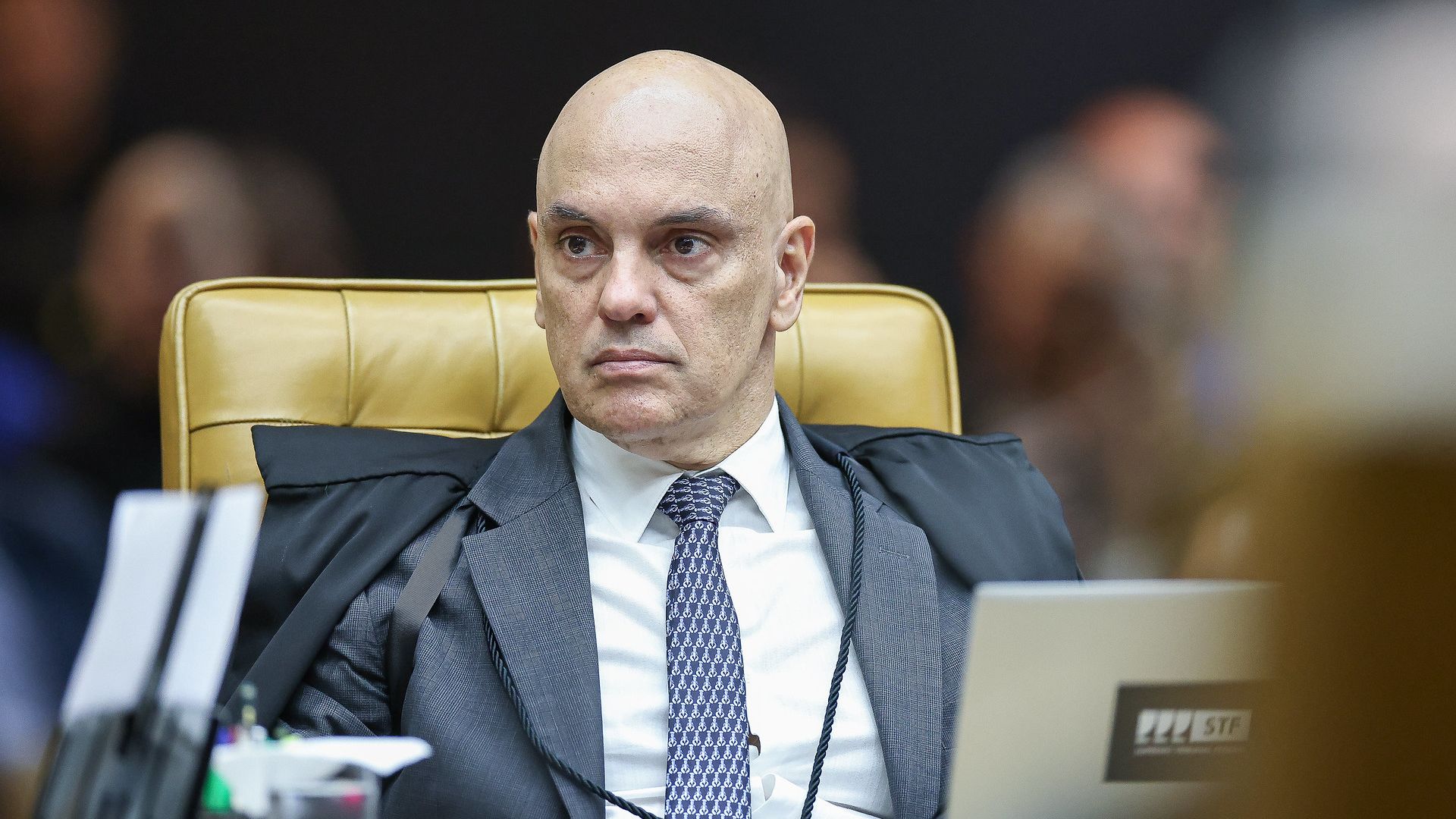 Ministro Alexandre de Moraes em sessao plenaria do STF em 17 de setembro de 2025