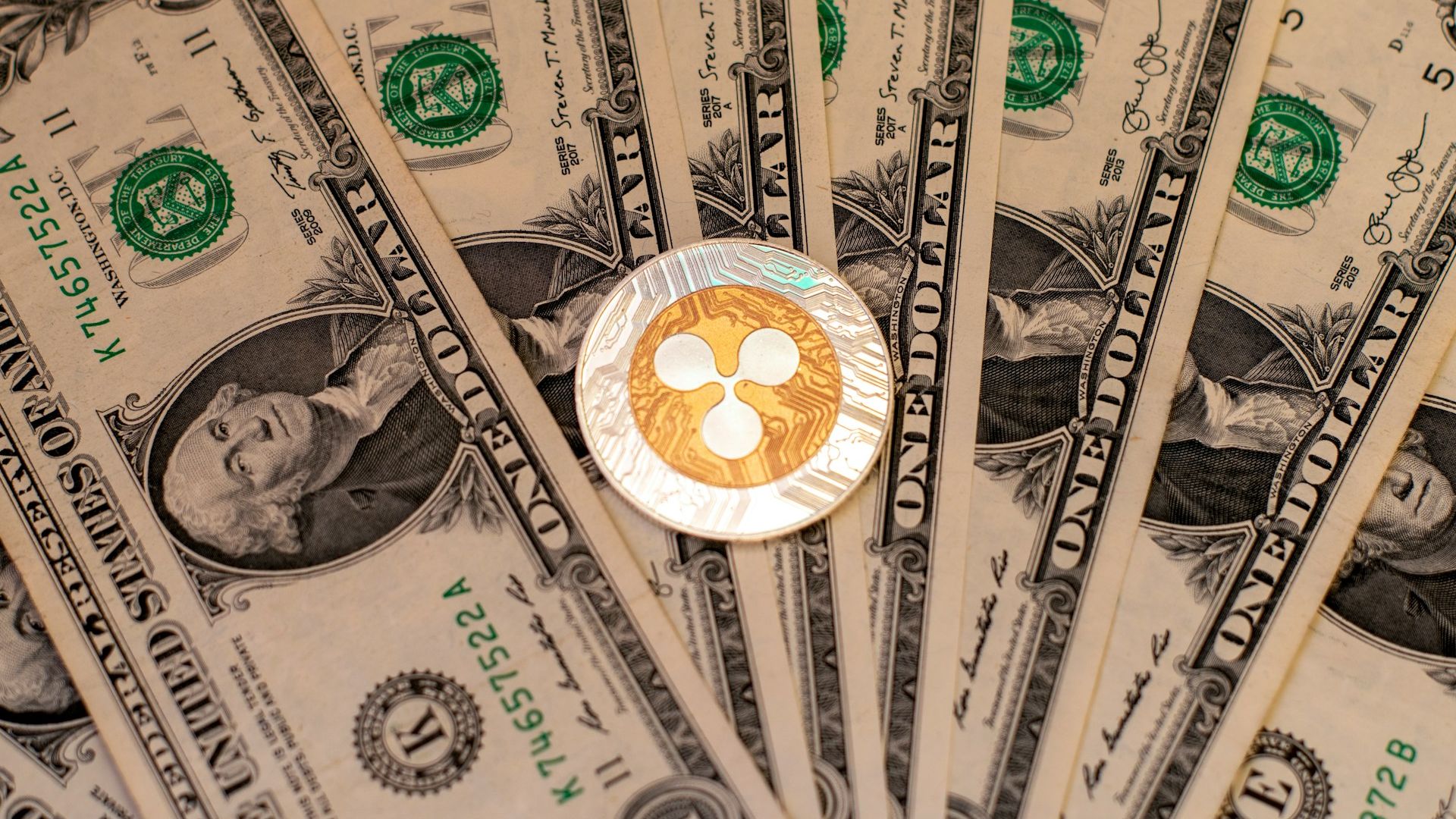 XRP com Dolar em destaque