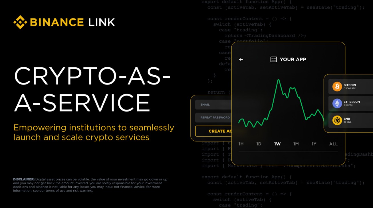 binance crypto as a service caas