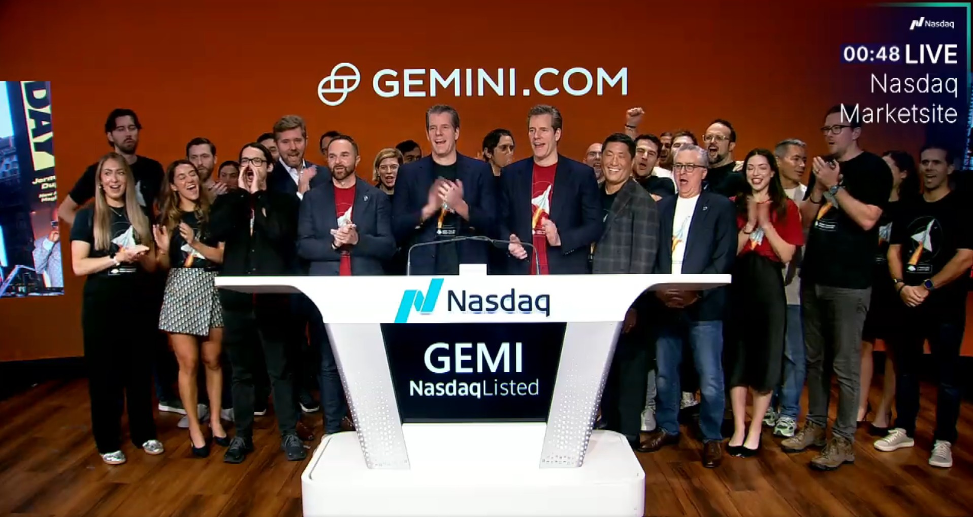 Bitcoin explode e ultrapassa US$ 116.000 com nova estreia de corretora na bolsa! 1 gemini nasdaq