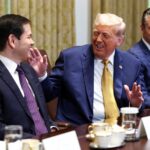 Trump busca "superar conflitos" com o Brasil em reunião explosiva com Lula, revela Rubio! 3 2025 07 08T174351Z 1578654138 RC2HIFAR1FI3 RTRMADP 3 USA TRUMP