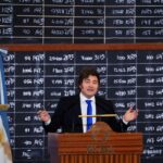 Explosão das Ações Argentinas em NY Após a Surpreendente Vitória de Milei! 8 2025 07 11T013738Z 622444912 RC2YJFA6UPF4 RTRMADP 3 ARGENTINA POLITICS ANNIVERSARY