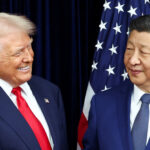 Xi e Trump: Um Encontro Surpreendente de Amizade na Coreia do Sul! 1 2025 10 30T032931Z 547391265 RC23MHAQTBYM RTRMADP 3 USA TRUMP XI