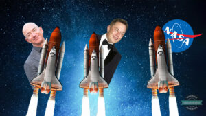 NASA em Alerta: SpaceX Perde Chances em Bilhão na Corrida Contra a China! 37 Elon Musk Jeff Bezos Nasa Disputa Corrida Espacial Espaco