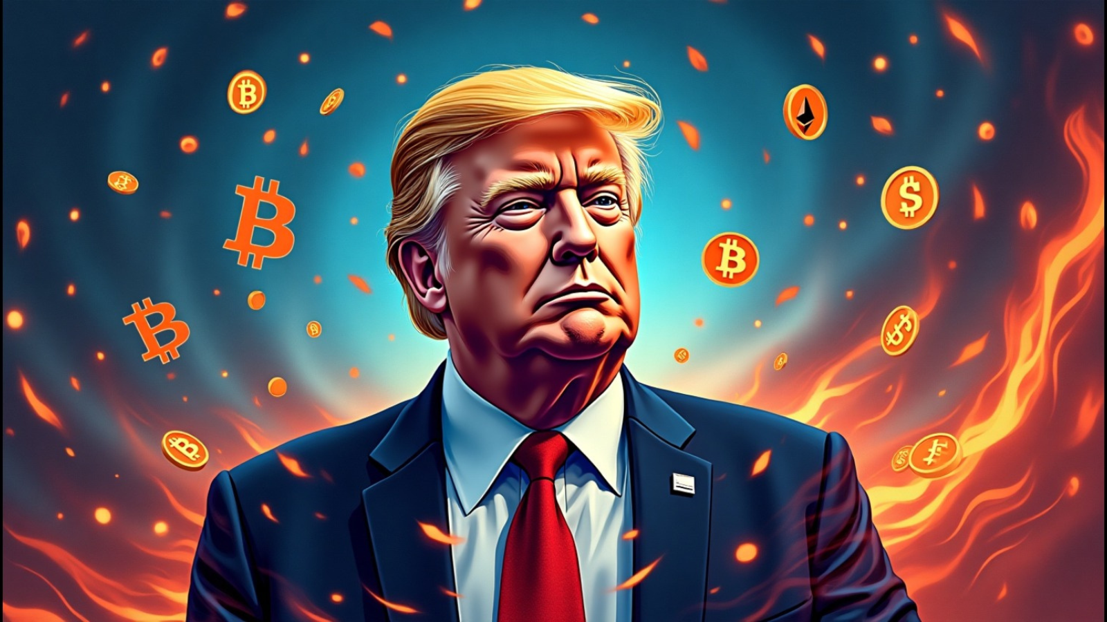 TRUMP BITCOIN CRIPTOMOEDAS
