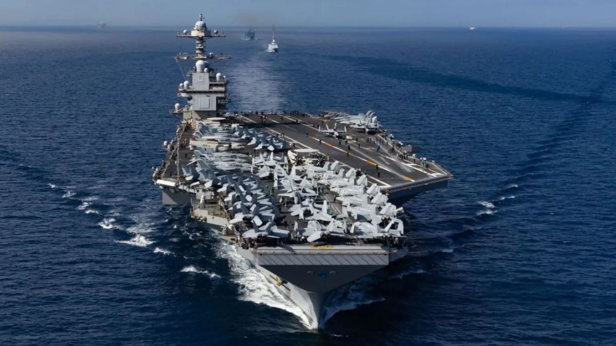 Impacto Imminente: O Porta-Aviões dos EUA que Pode Virar o Jogo na Venezuela! 20 USS Gerald R. Ford