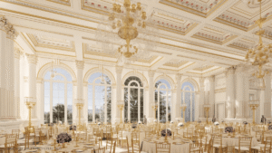 Trump Revela Sua Casa Branca Reformulada: US$ 300 Milhões que Dividem a Nação! 5 White House Ballroom Divulgacao Casa Branca e1761577929801