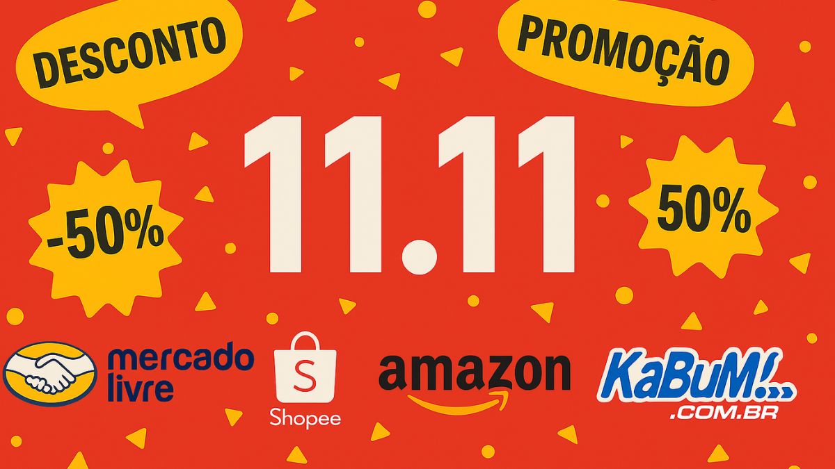 Explosão nas Vendas: Mercado Livre, Shopee, Amazon e KaBuM! Surpreendem com Números Incríveis! 2 11.11 mercado livre kabum amazon shopee