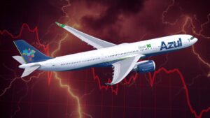 Acoes da Azul AZUL4 lideram quedas do Ibovespa em 2024. Foto Canva PRO Divulgacao Montagem Seu Dinhe