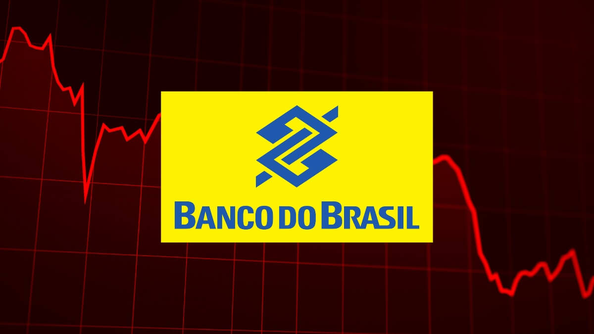 Acoes do Banco do Brasil BBAS3 caem forte na B3. Foto Canva Pro Shutterstock Montagem Seu Dinheiro.j