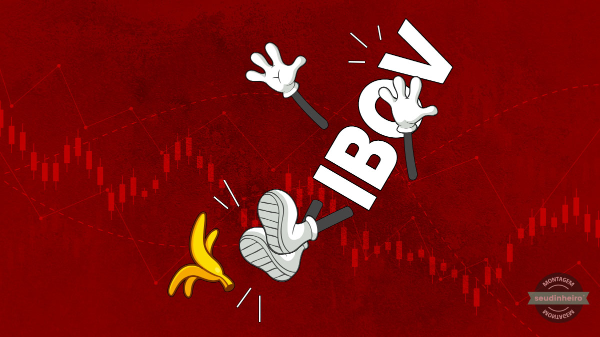 B3 Ibovespa escorregando casca banana v2