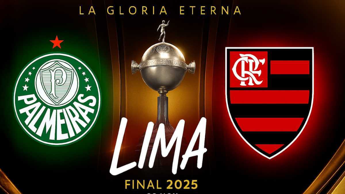 Final da Libertadores 2025 entre Palmeiras x Flamengo Reproducao 1