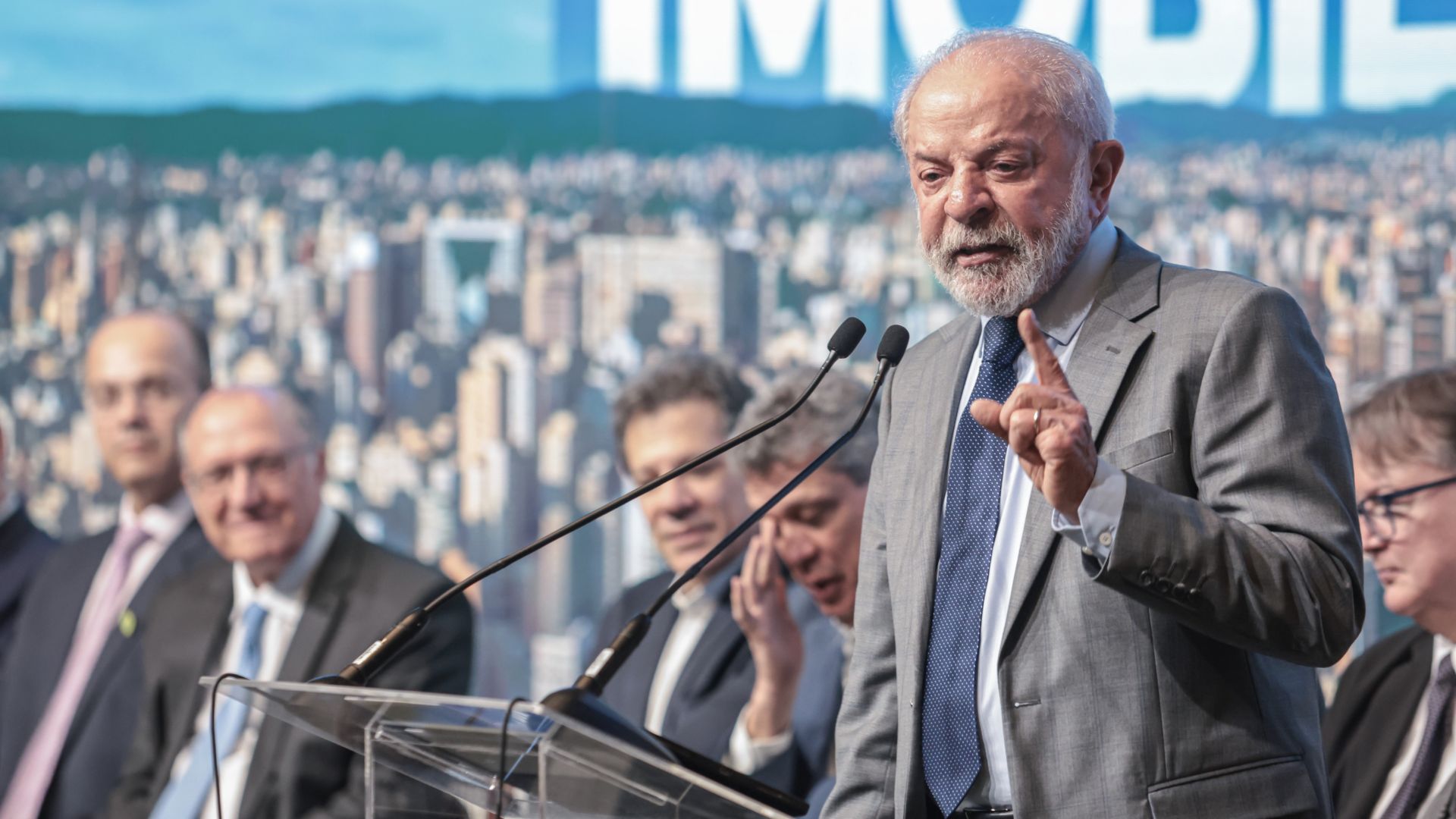 Lula em evento imobiliario
