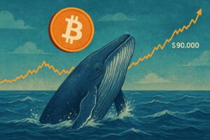 Baleias Investem Pesadamente: Bitcoin Dispara Acima de R$ 90 Mil!
