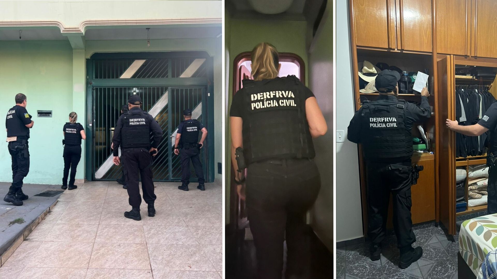 Policia Civil cumpre mandado na Operacao Golpe da Sorte