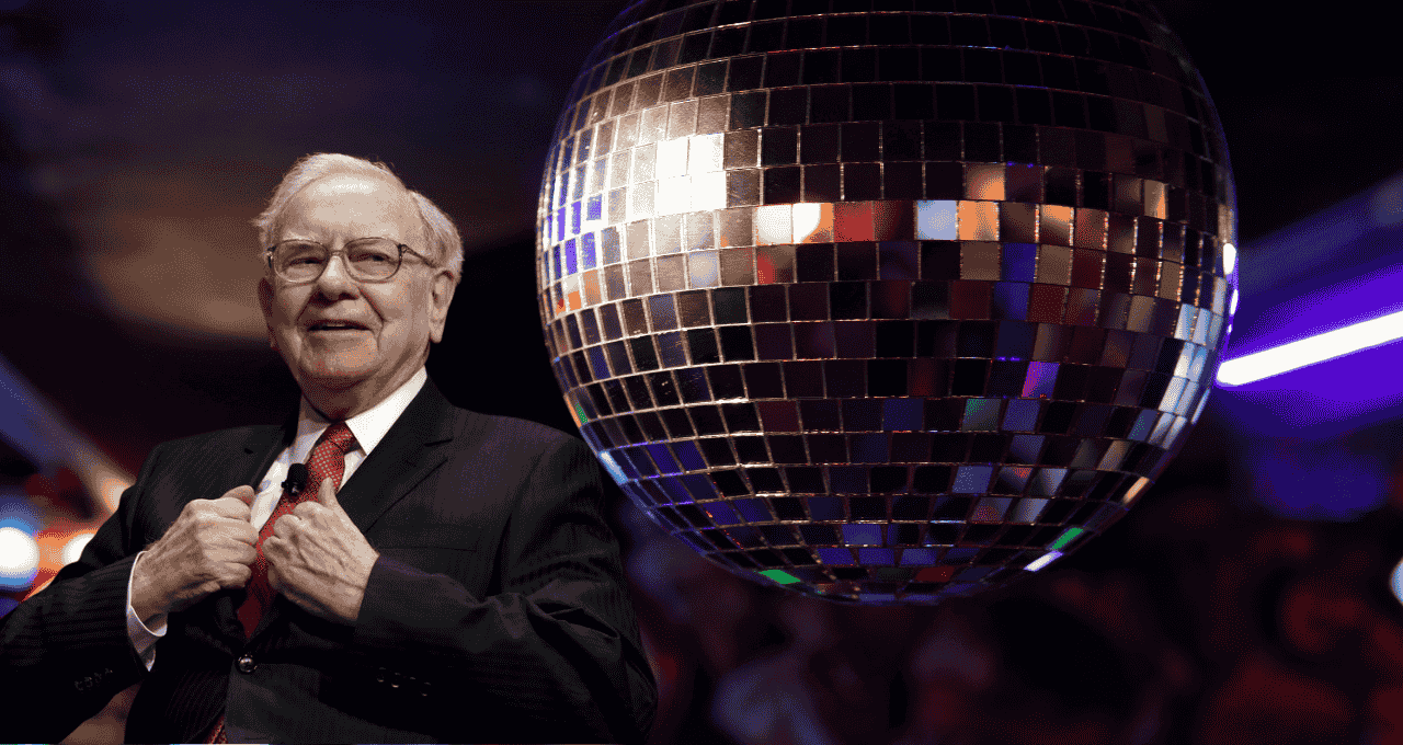 Warren Buffett se despede da festa. Imagem Montagem Redacao