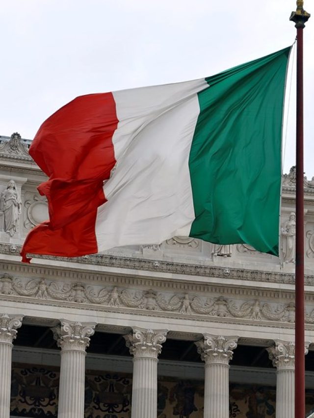 cropped bandeira da italia