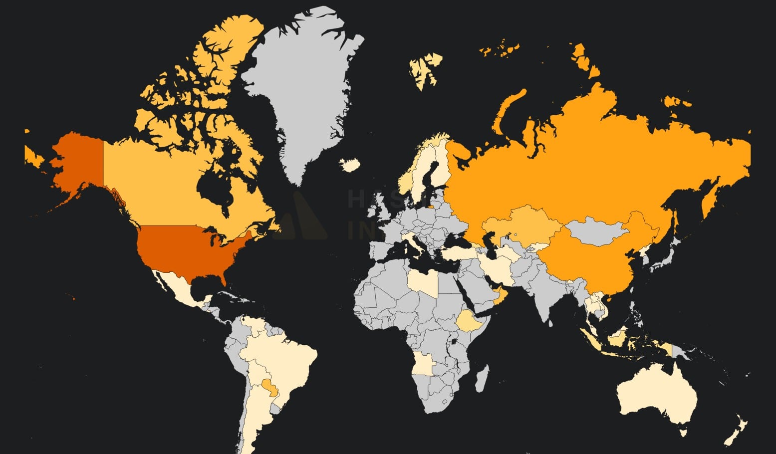 mineracao bitcoin mundo