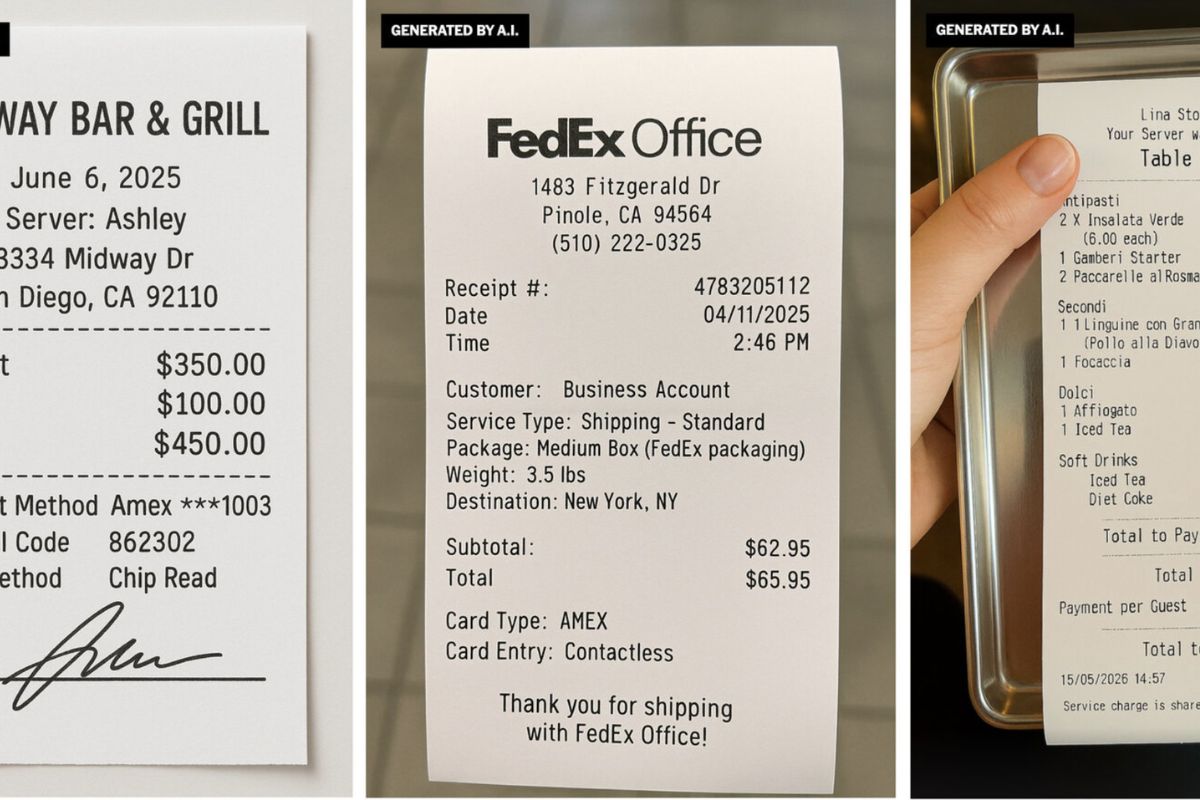 Alerta Máximo: IA Revolucionária Usada para Forjar Notas Fiscais e Burlar Empresas! 2 notas fiscais IA