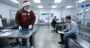 Papai Noel em Missão Chocante: ICE Impulsiona Autodeportação de Imigrantes nos EUA!