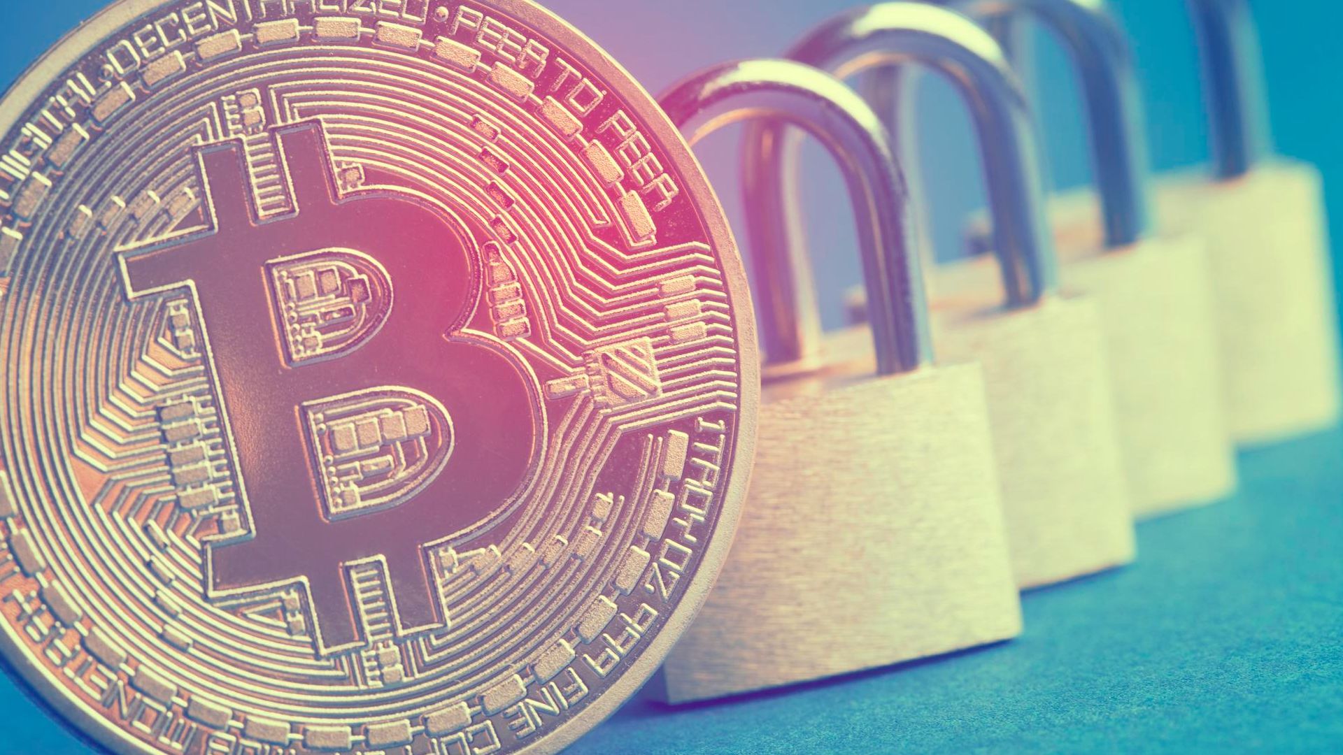 Bitcoin com cadeados