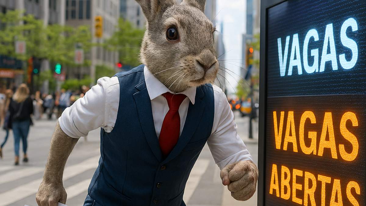 Coelho atras de vagas de emprego