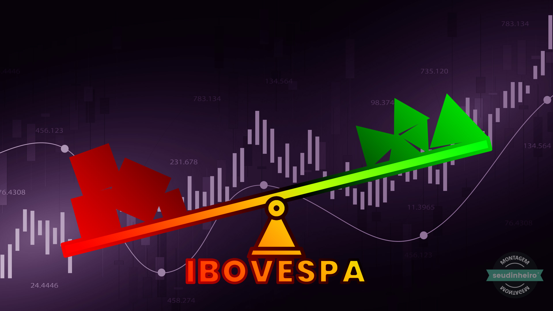 Tarcísio à Vista: Ibovespa dispara e dólar se estabiliza a R$ 5,5237! 2 Gangorra Ibovespa Petro Brasilia v2