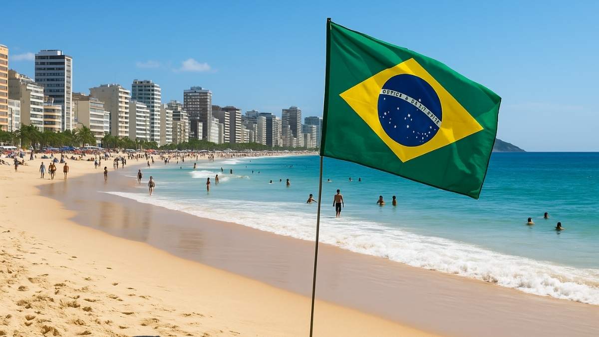 Praia famosa do Brasil esta entre as piores do mundo Imagem ChatGPT
