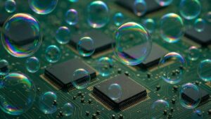 Alerta Vermelho: Múltiplas Bolhas da IA à Vista! Deutsche Bank Revela os Riscos Imediatos! 7 bolha inteligencia artificial chips de computadores