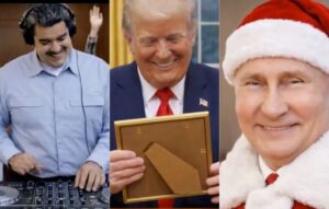 Putin como Papai Noel, Maduro na pista de dança e Zelensky atrás das grades: Veja o vídeo bombástico!