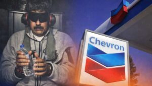Chevron e a unica petroleira americana na Venezuela Montagem