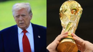 Copa do Mundo nos EUA e Donald Trump Montagem