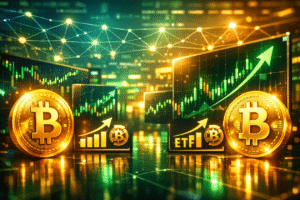 Bitcoin ETFs explodem em alta e revitalizam o mercado cripto!