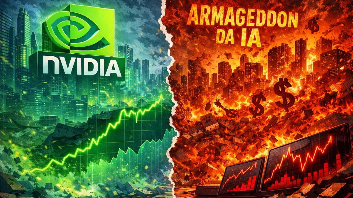 Nvidia Desafia Profetas do Apocalipse da IA: Jensen Huang Afirma 'Equívoco' e UBS Sinaliza Retorno do Fantasma nos Mercados! 2 Nvidia software IA